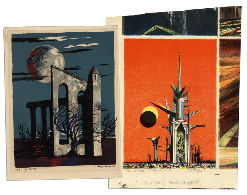 Illustration for article titled Some Of The Brilliant Art You Could Own From Ray Bradbury's Collection